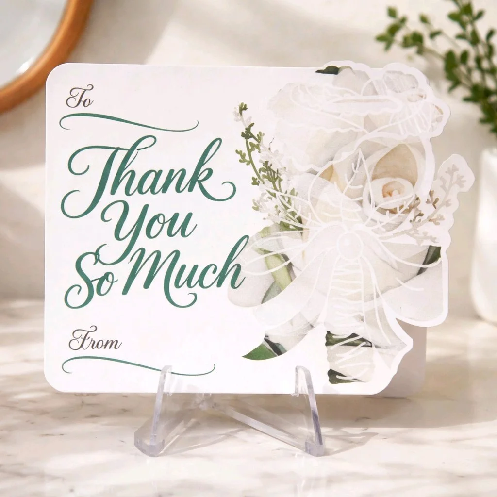 Thank-you Cards! Also available in green.