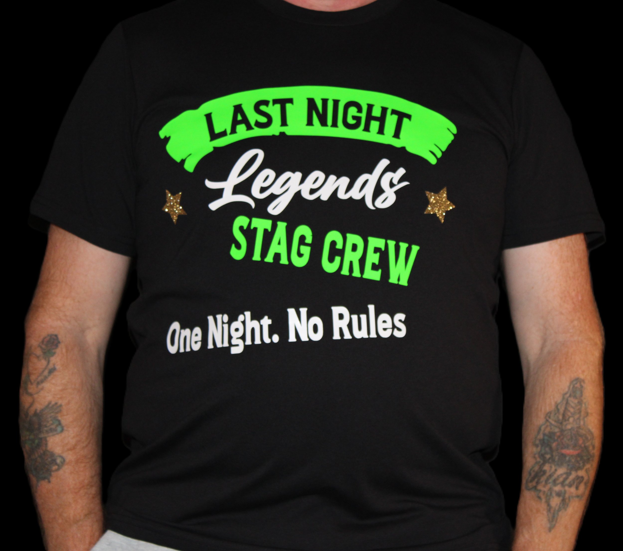 Last Night Legends Stag Crew One Night No Rules! #00107