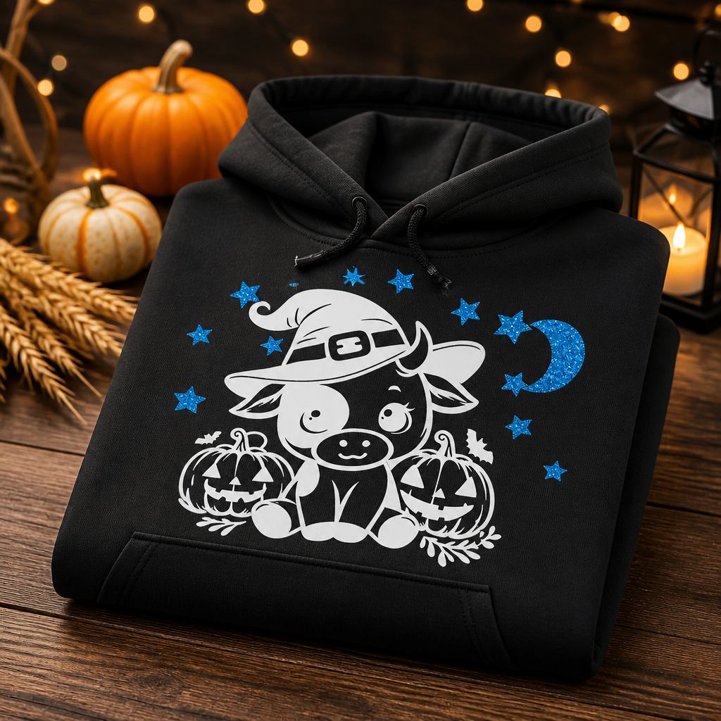 Personalised Kids Halloween Hoodie Glow In The Dark #001720 £9.99