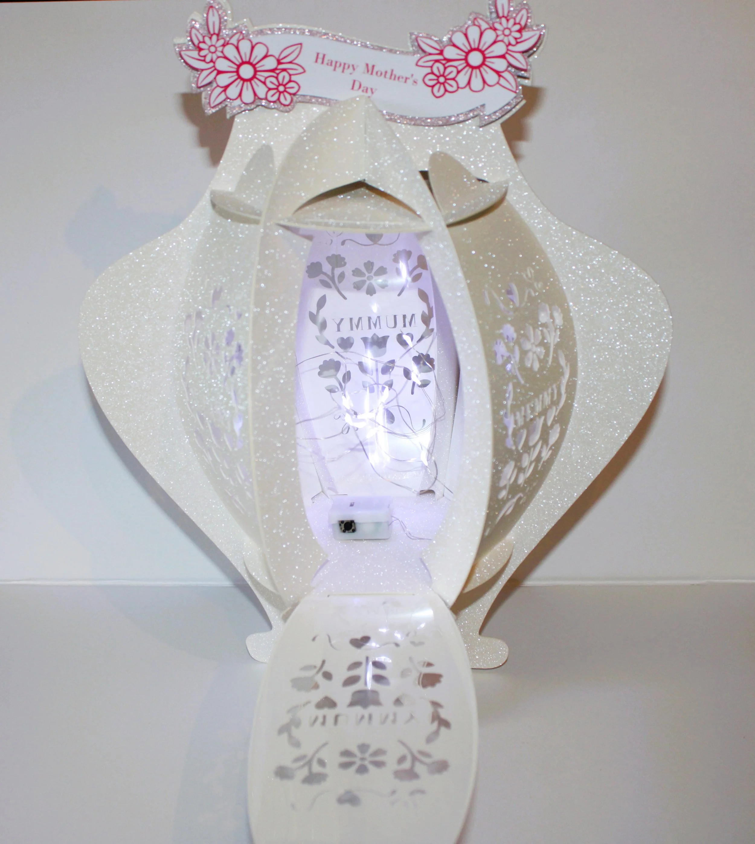 Supplied with a safe, battery-operated LED light that sits inside the base, the lantern casts a warm, flicker-free illumination—perfect for mantels, bedside tables or as a centrepiece.

 