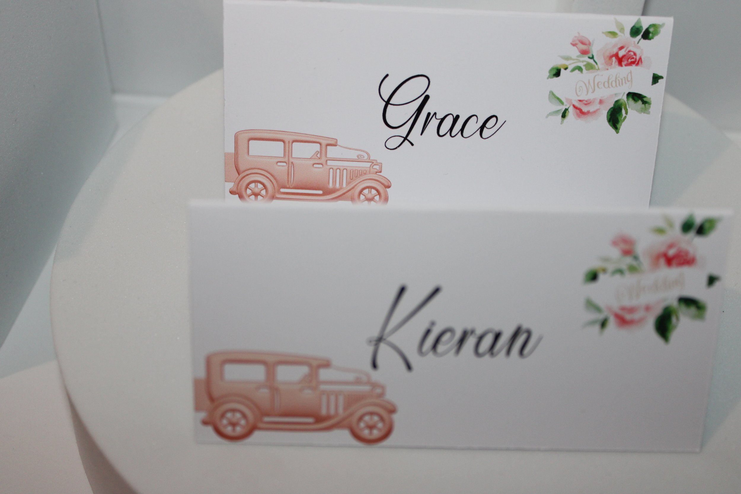Vintage Car Place Card!
Printed on white card. #0039