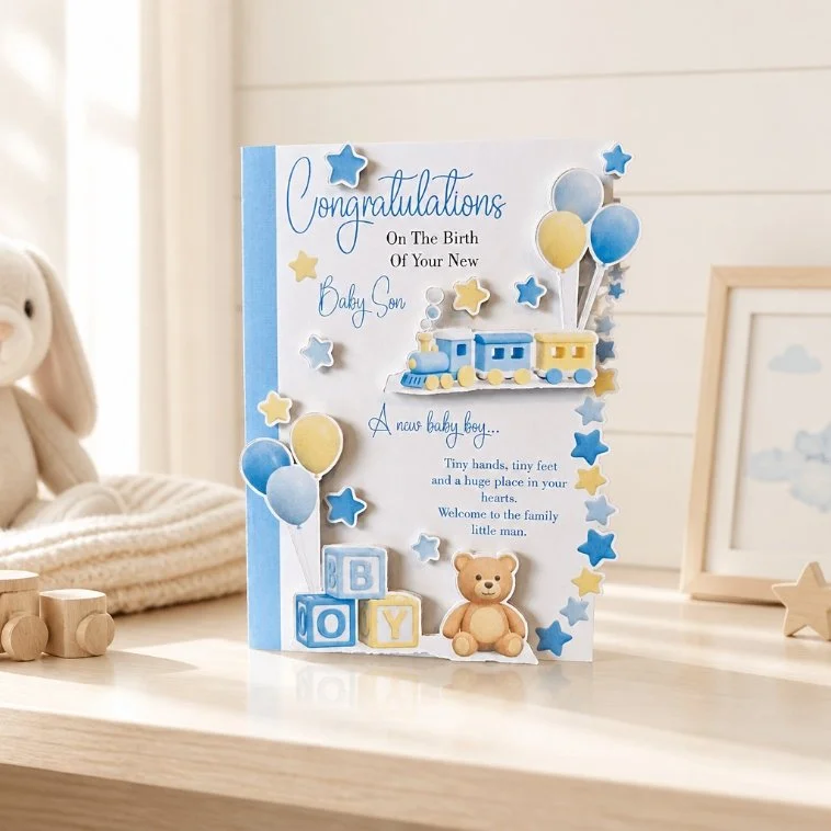(NEW) Congratulations On The Birth Of Son #005005 £4.50
