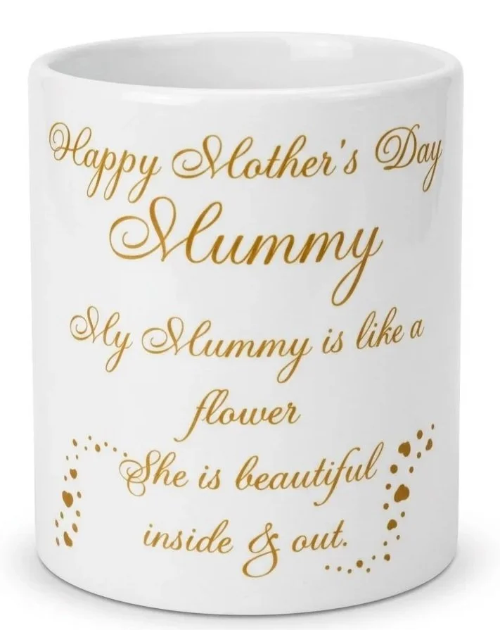 
Personalisation options!
Add Mum’s name or a short message on the reverse for an extra-special touch (please specify text when ordering).
Dishwasher-safe, but to prolong the print life I recommend hand-washing when possible.
Suitable for microwave u