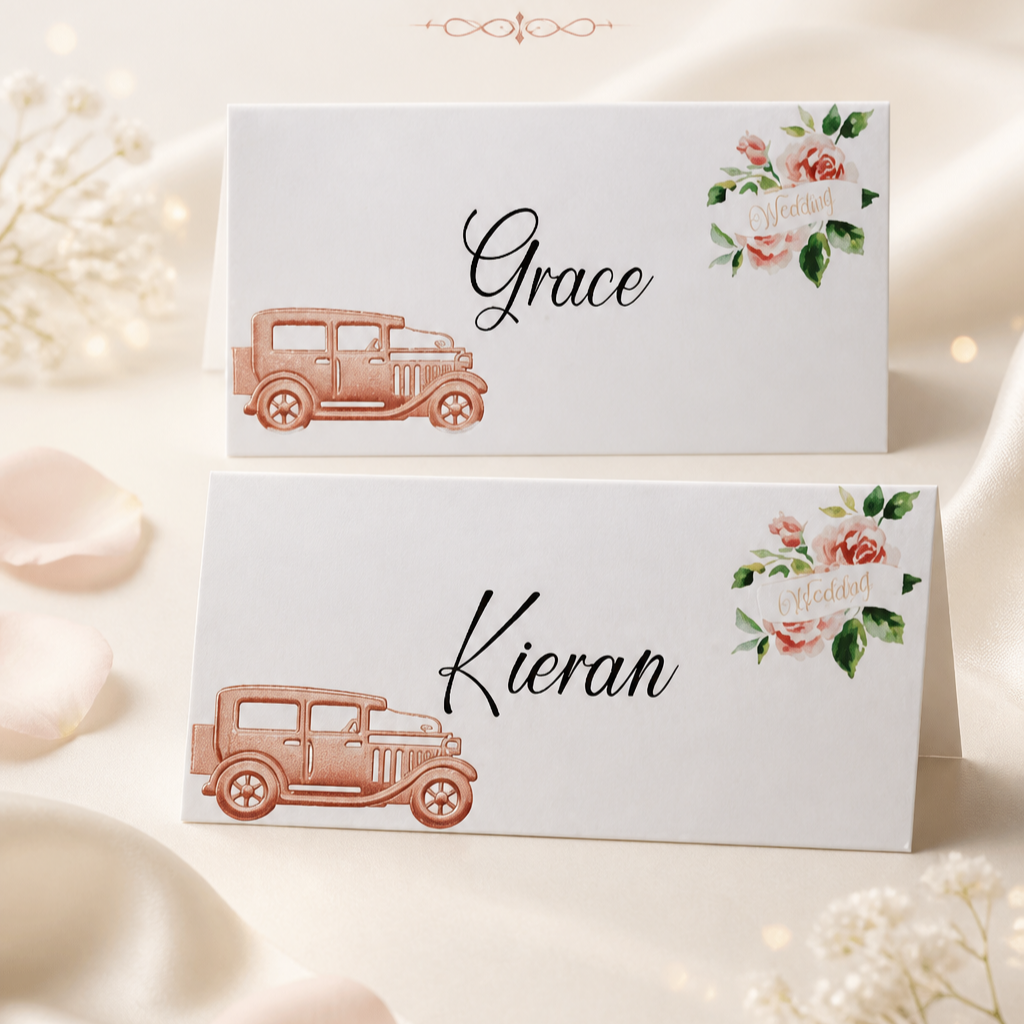 Vintage Car Place Card!
Printed on white card. #00209 (pk 2) £1.00