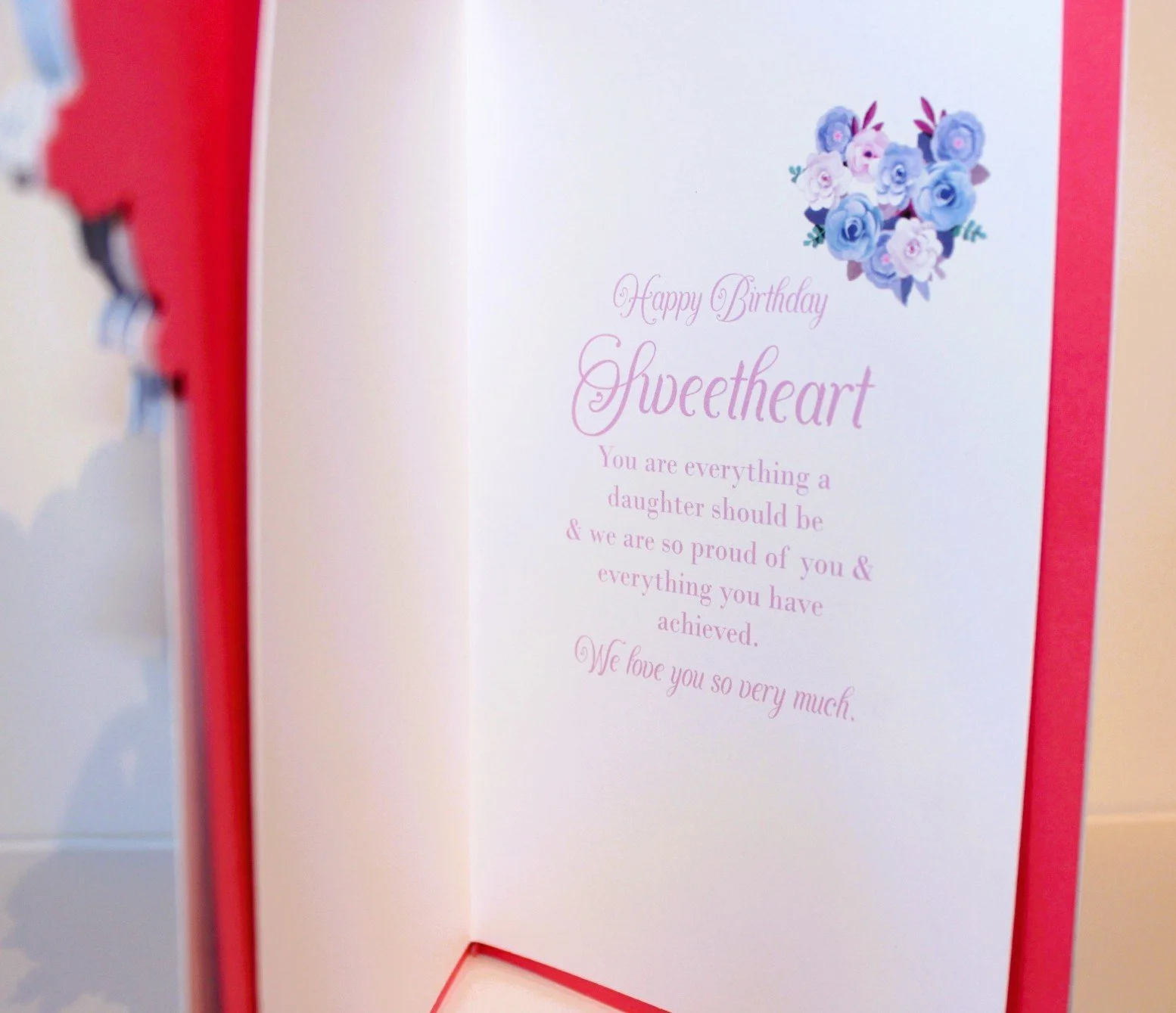 Daughter Inside Card