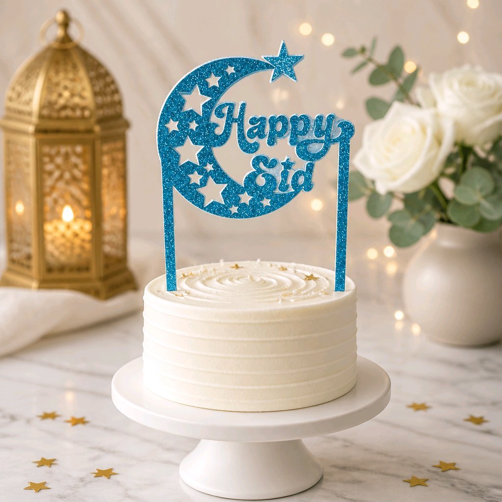 Happy Eid Personalised Cake Topper! #00574