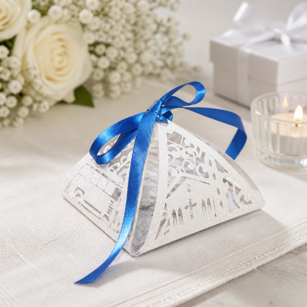 Intricately Cut Pyramid Invitation Package!