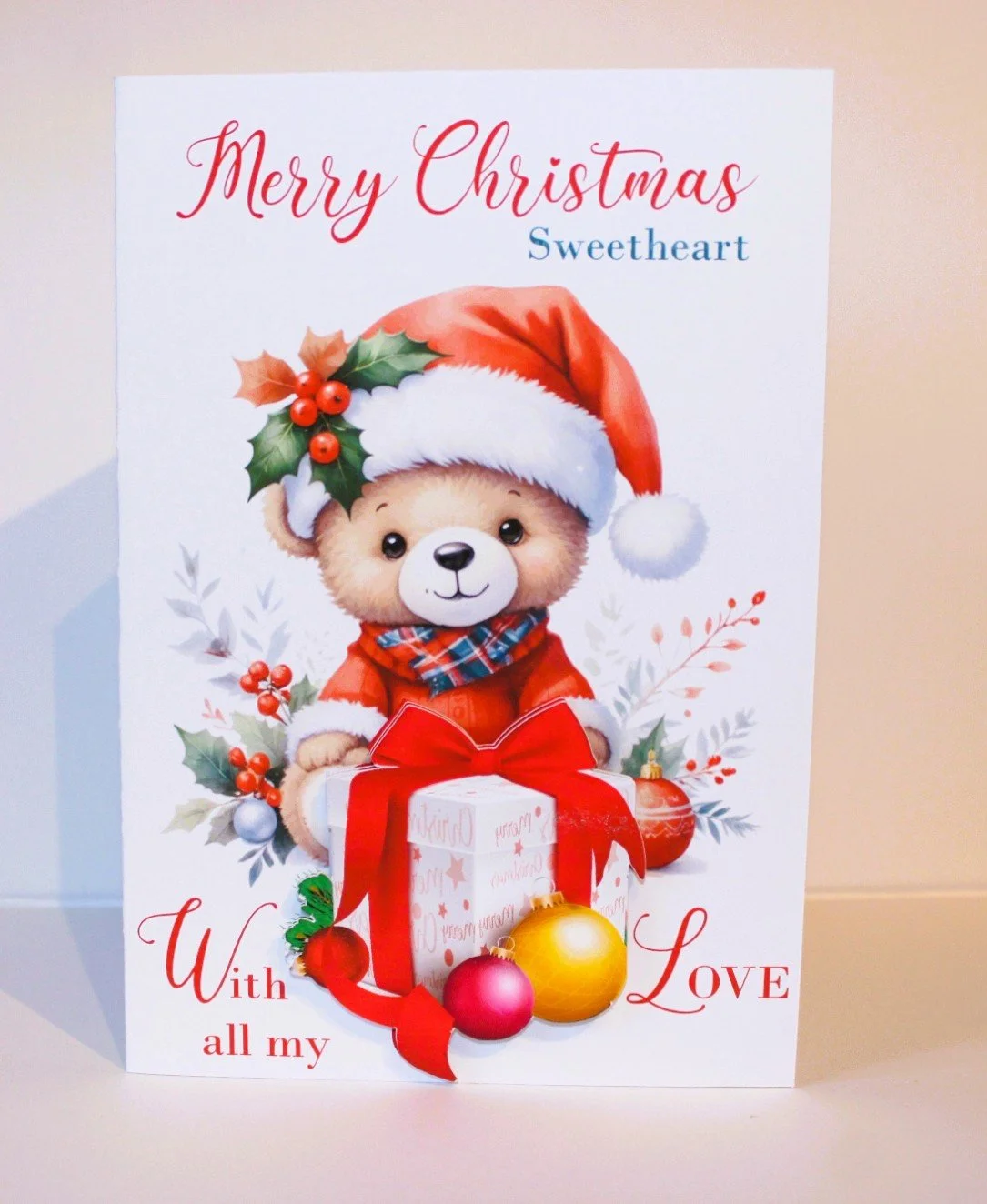Merry Christmas Sweetheart Card! #00151
