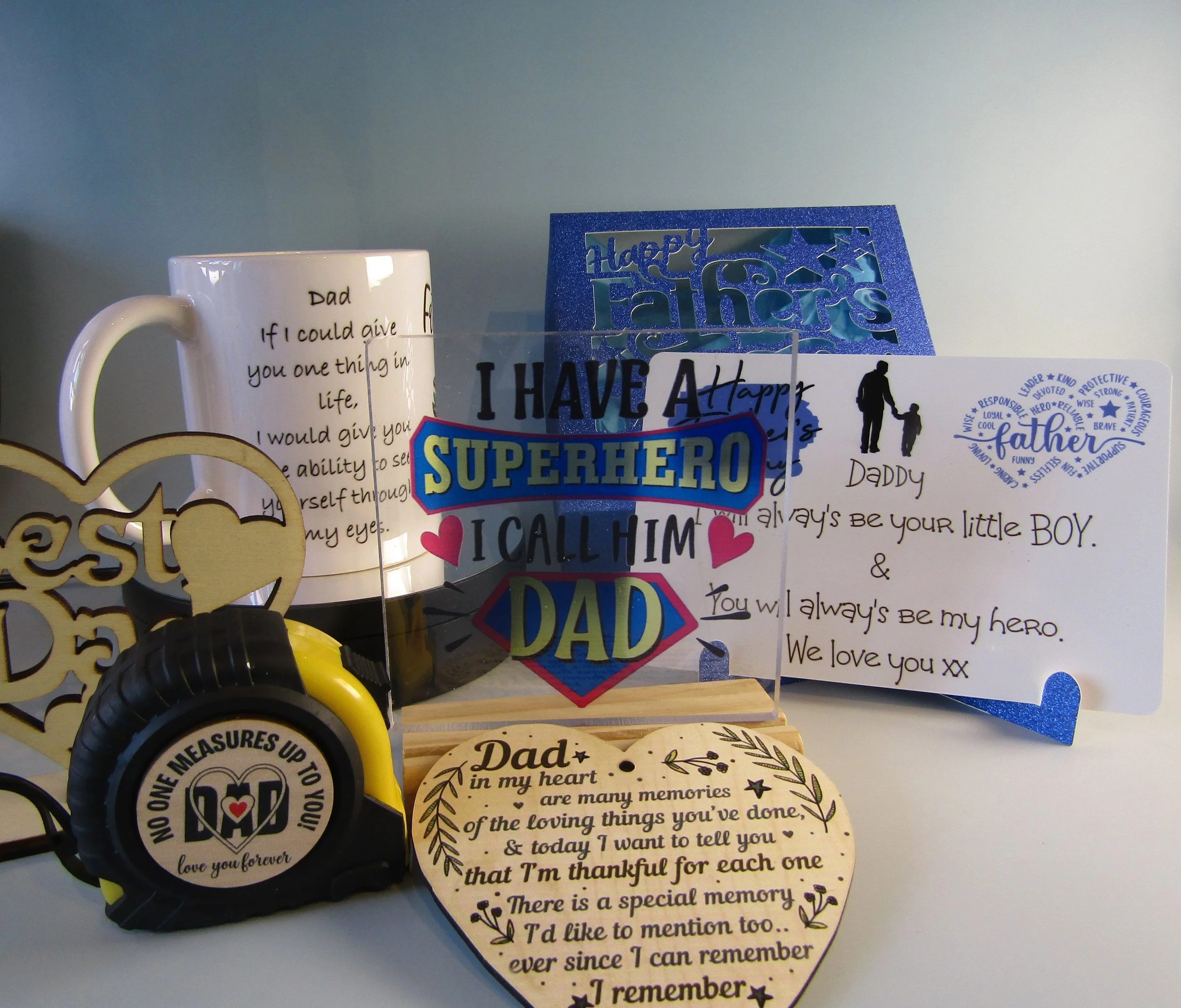 Father's Day Gifts Are available On Request! Buy as a set or individually.