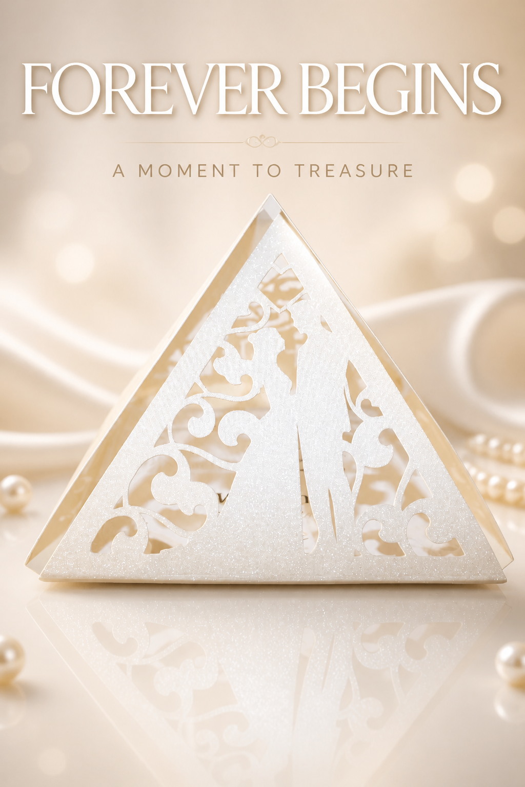 Pyramid Stationary Package!
This wedding stationary is unique & with it's intricate pieces, they are sure to catch the eye of your recipient. #001