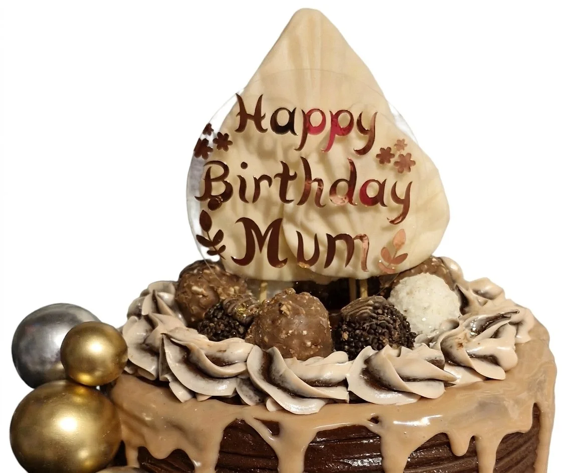 Happy Birthday Personalised Cake Topper!  #00259