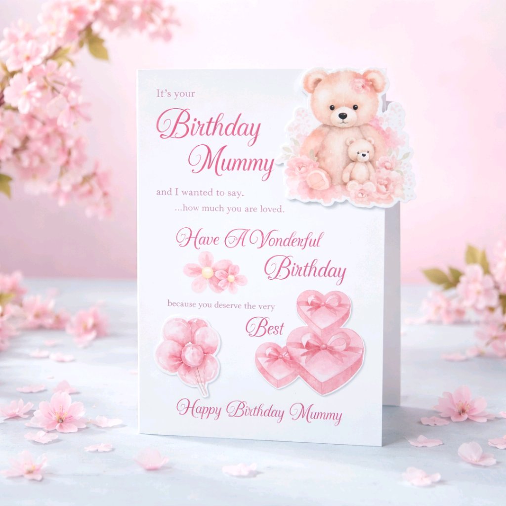 Mummy Card! Add your own message inside. #00335