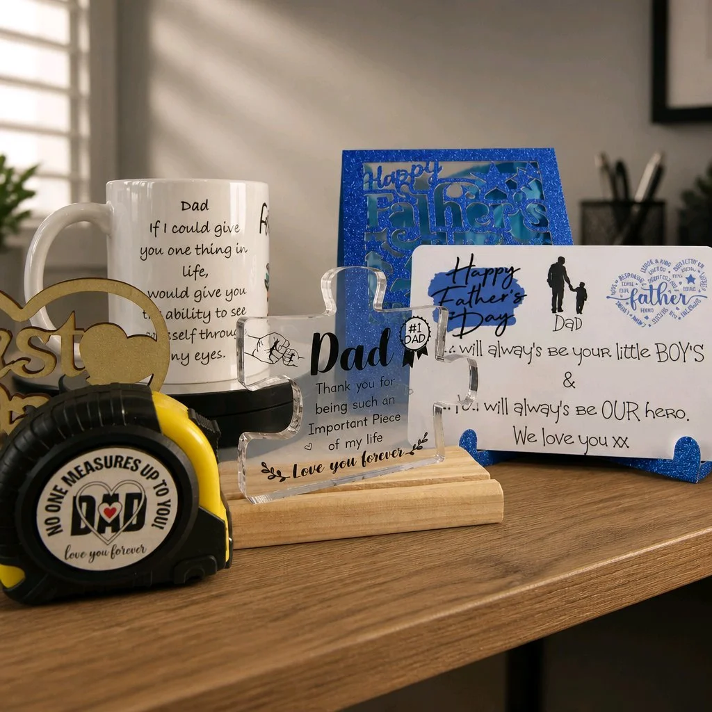Mug! 
To My un-biological Dad, Family isn't always blood, it's the people in your life that want you in theirs.........(Personalised). #00455
