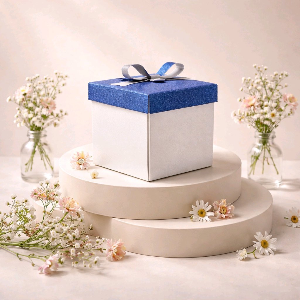 The combination of silver elements & floral details ensures a stylish presentation.
These boxes are sure to catch the eye of your guests.