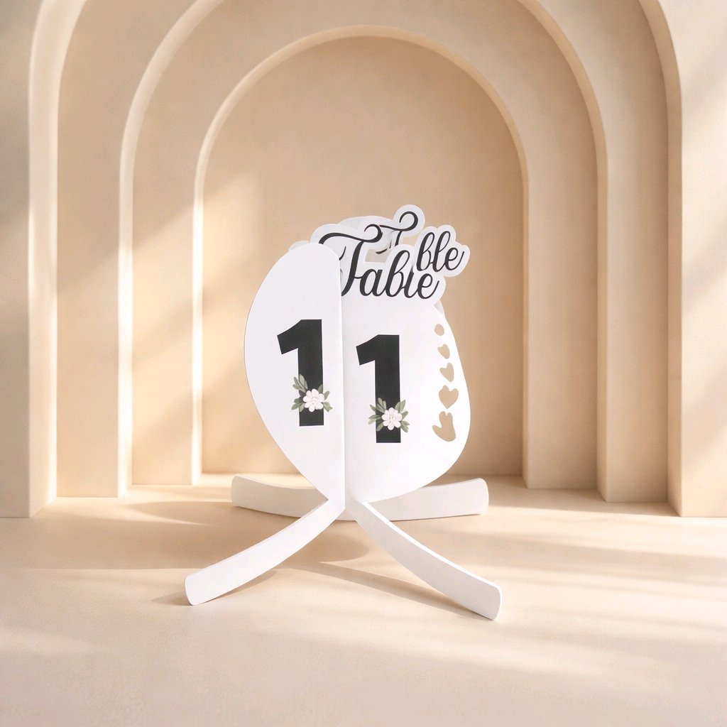 Four panel heart table number!

Imagine a wedding that just screams love. check out these heart shaped table numbers, they are an absolute must have for your special day. The font extends beautifully onto the edge of the heart. These adorable panels 