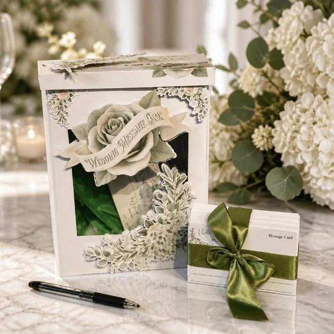 Wedding Message Post-Box With 100 Message Cards. #00828 £19.99