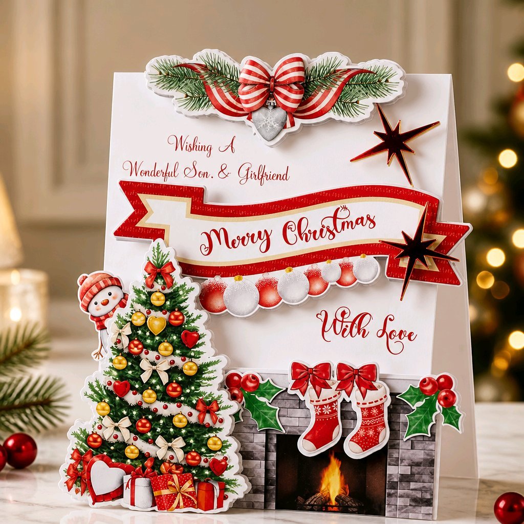 Son/Girlfriend Christmas Card #00380