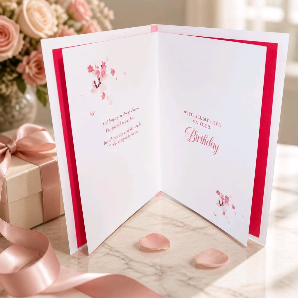Wife Card! Add your own message inside. #00331