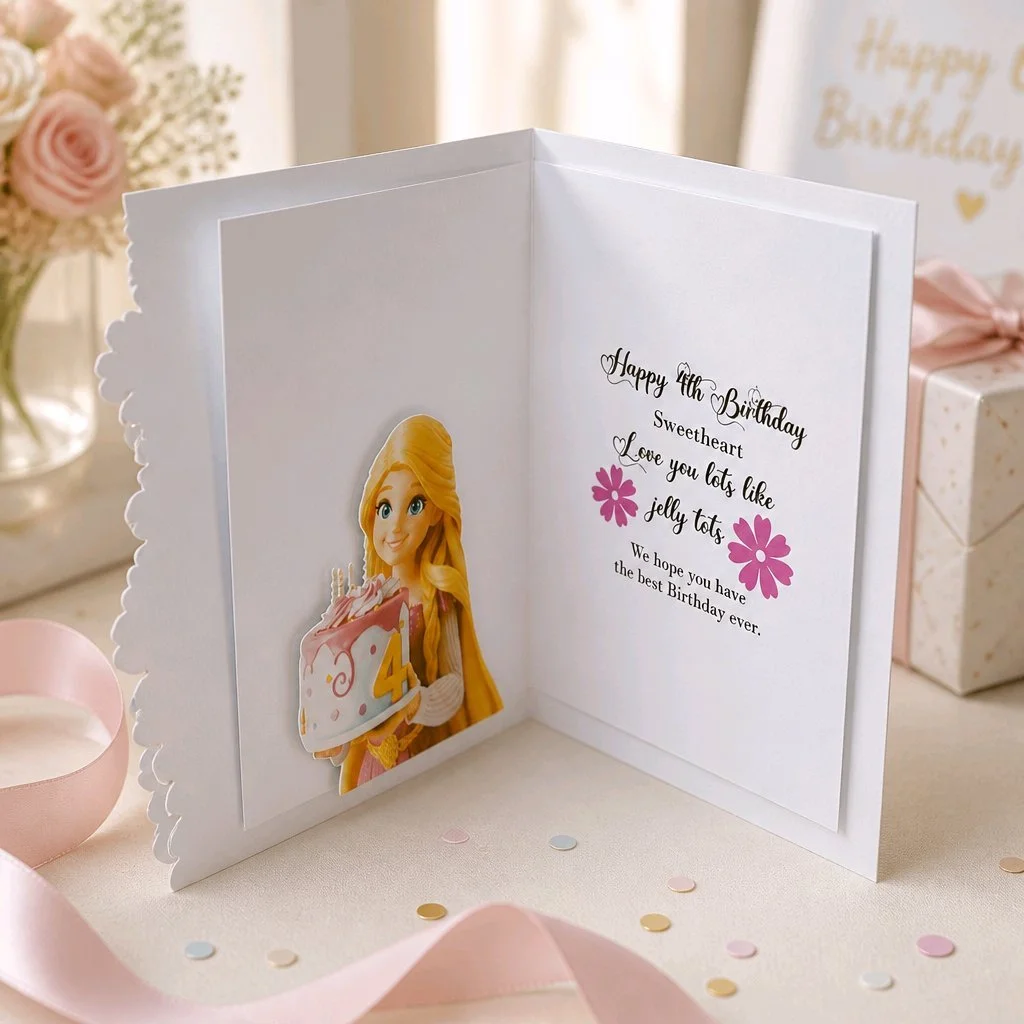Granddaughter Card! Add your own message inside. #00339