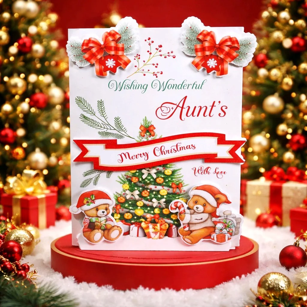 Aunts Christmas Card #00377