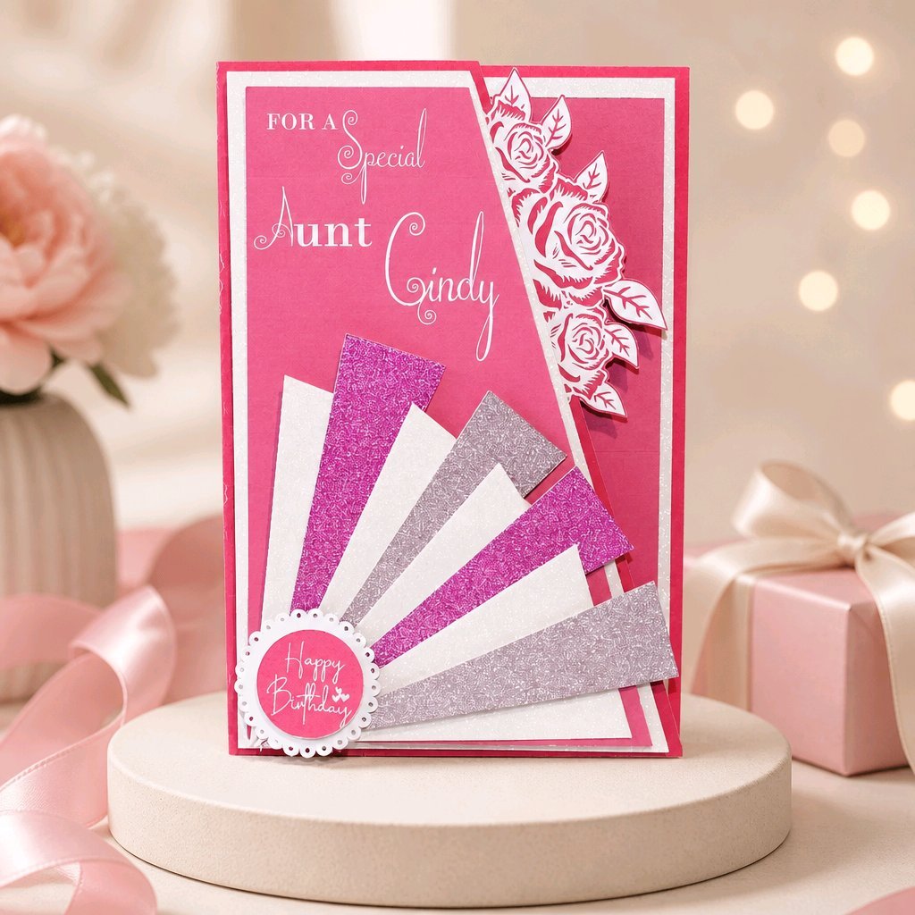 Aunt Card! Add your own message inside. #00351