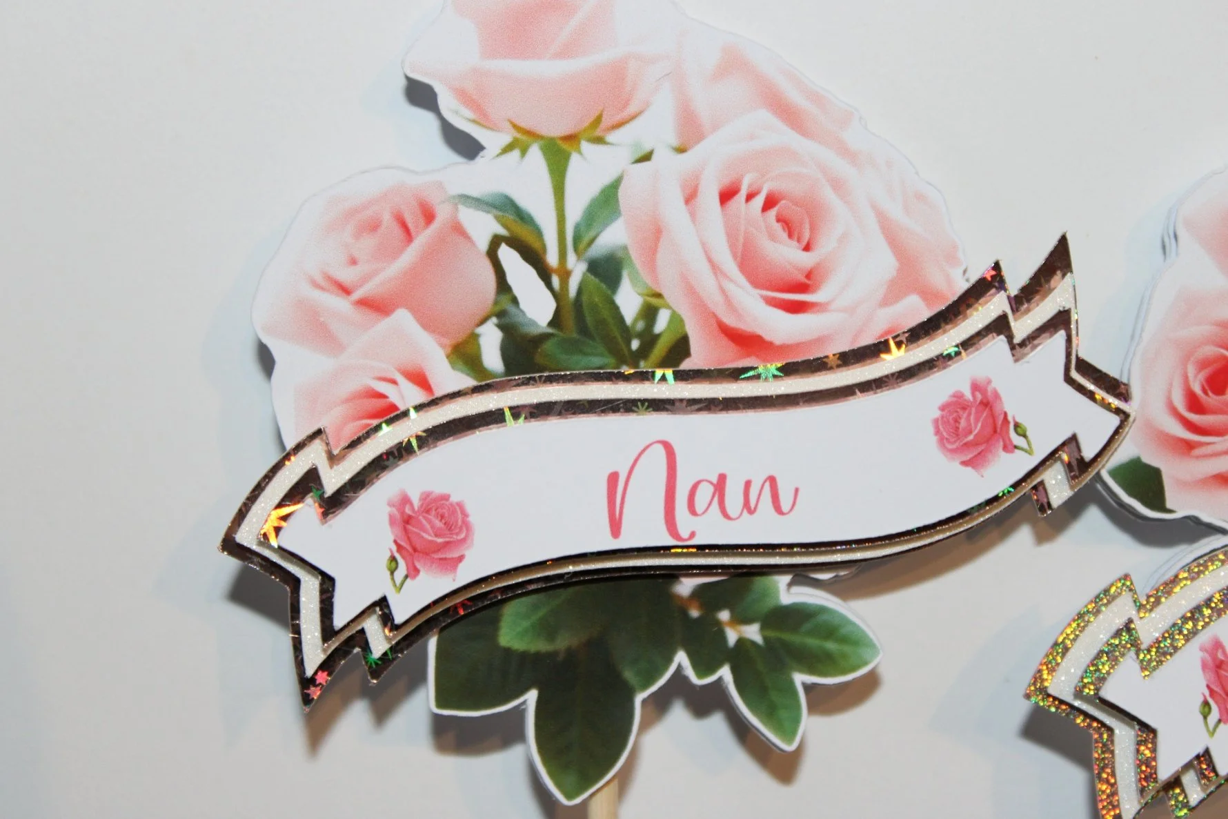 They sparkle in the light with that holographic shimmer.