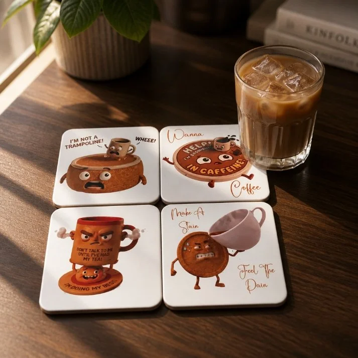 Personalised Coasters-The Perfect Gift! #002114 £9.99 (set of 4)