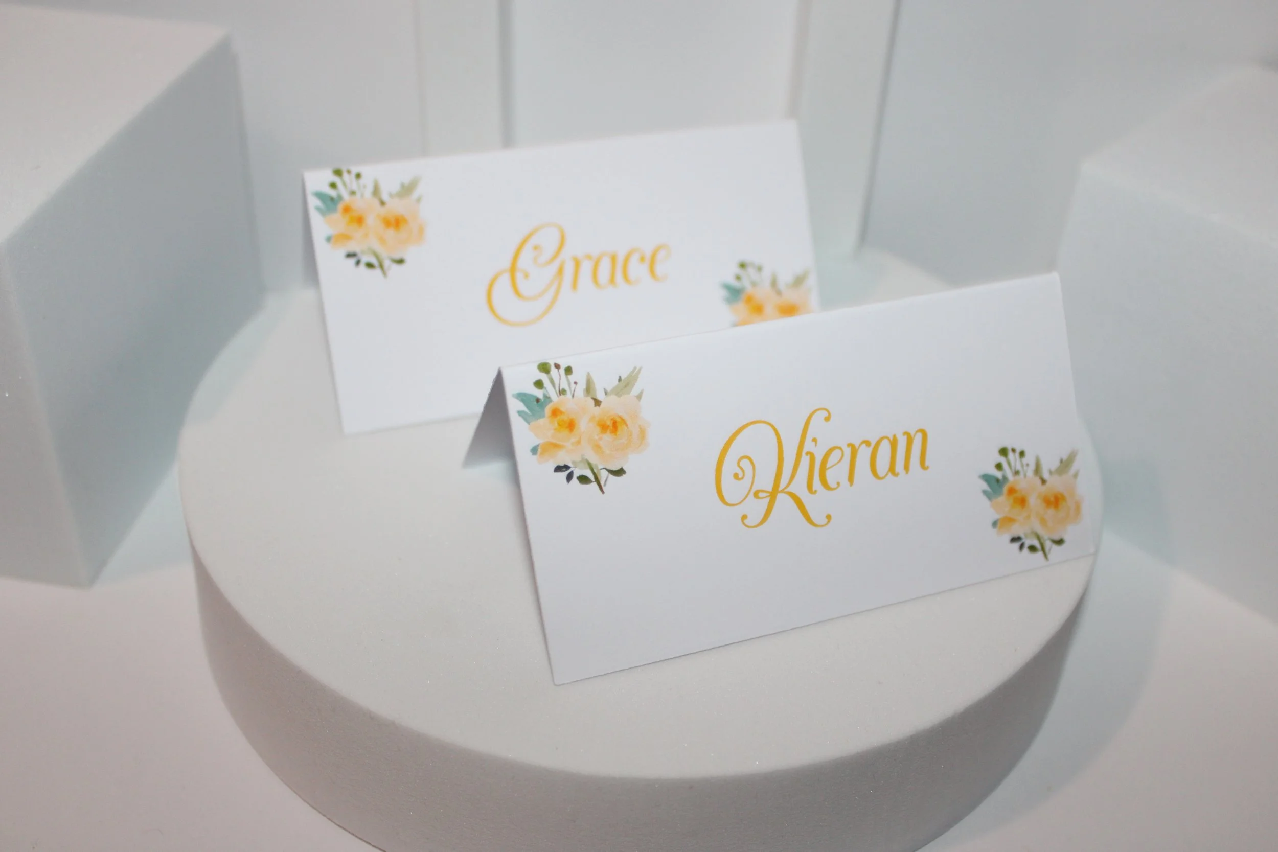 Yellow Rose Place Card!
Printed on white card. #0034