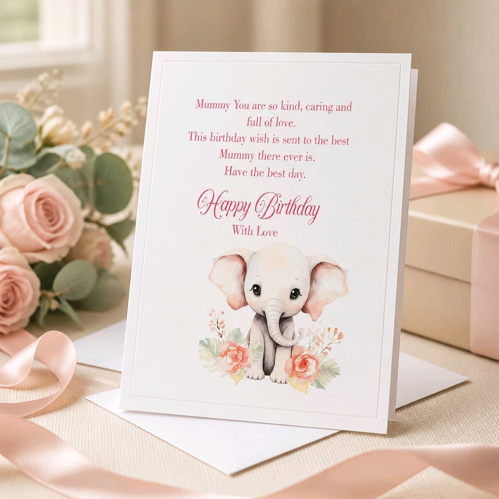 Mummy Card! Add your own message inside. #00337