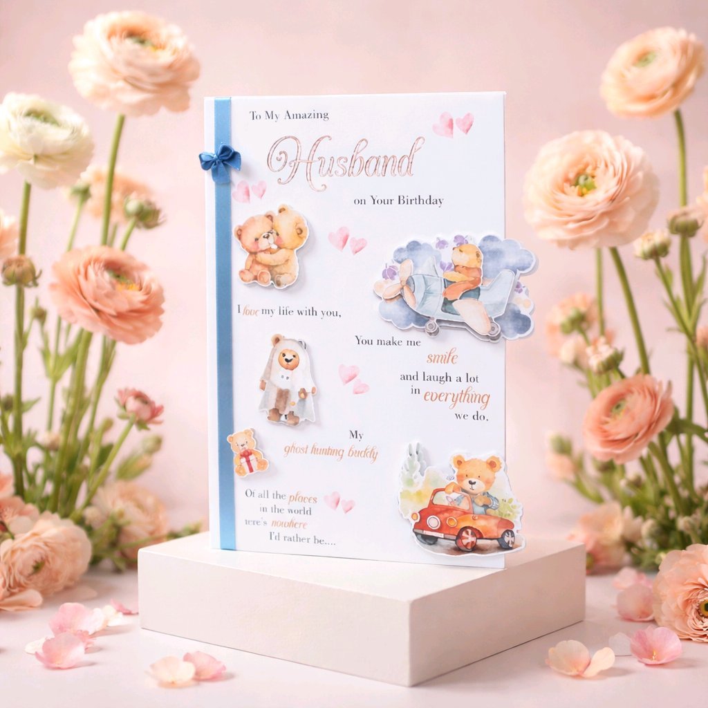 Husband Card! Add your own message inside. #00332