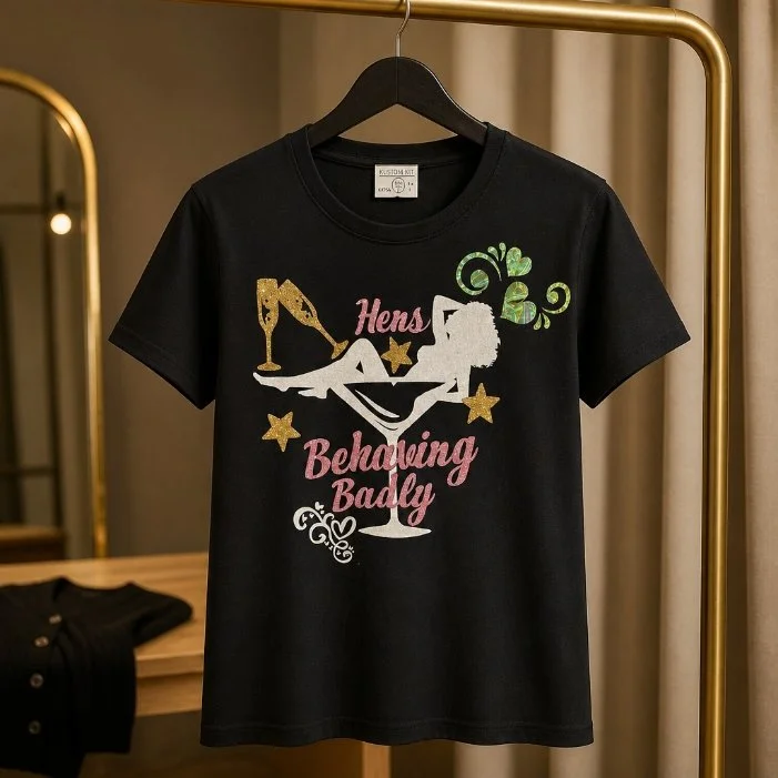 (New) Hens Behaving Badly With Team Bride On The Back! #00221