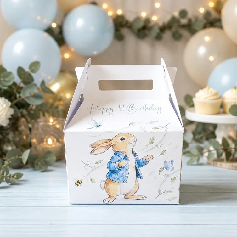 (NEW) Personalised Birthday Party Gift Boxes! #002205 £2.99 (or pk 10) £25.00