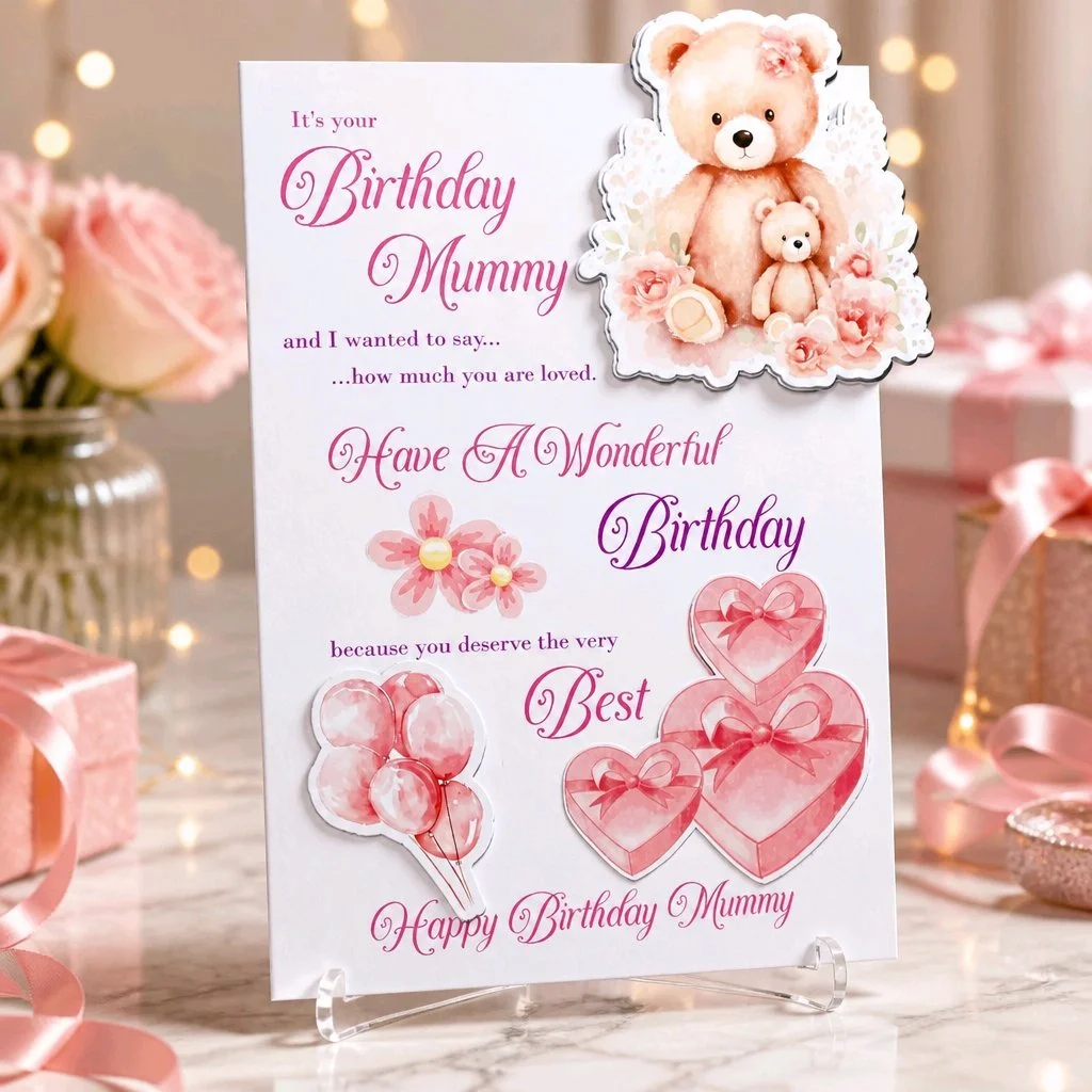 Mummy Card! Add your own message inside. #00335