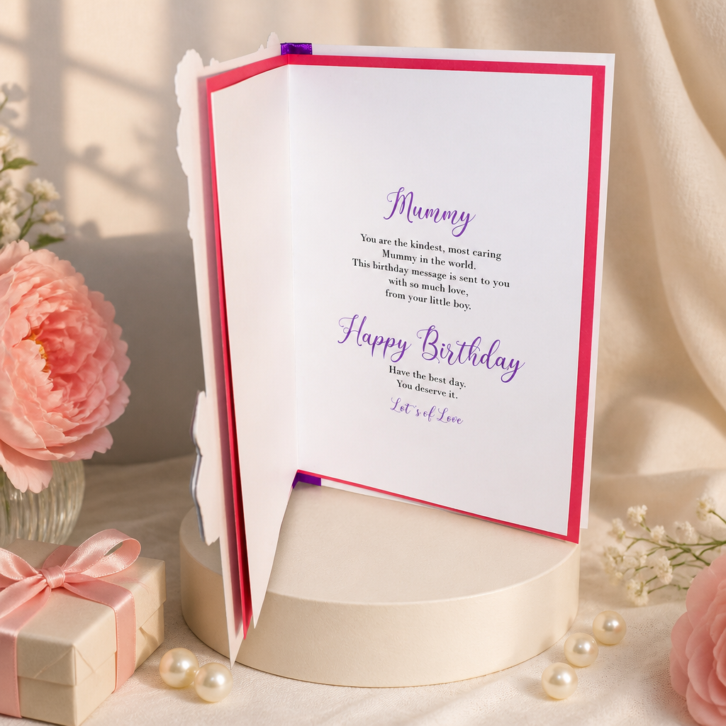 Mummy Card! Add your own message inside. #00340
