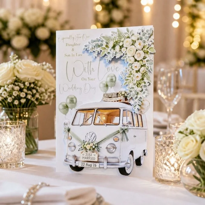 Wedding Day Card With Envelope! #00822. £4.50