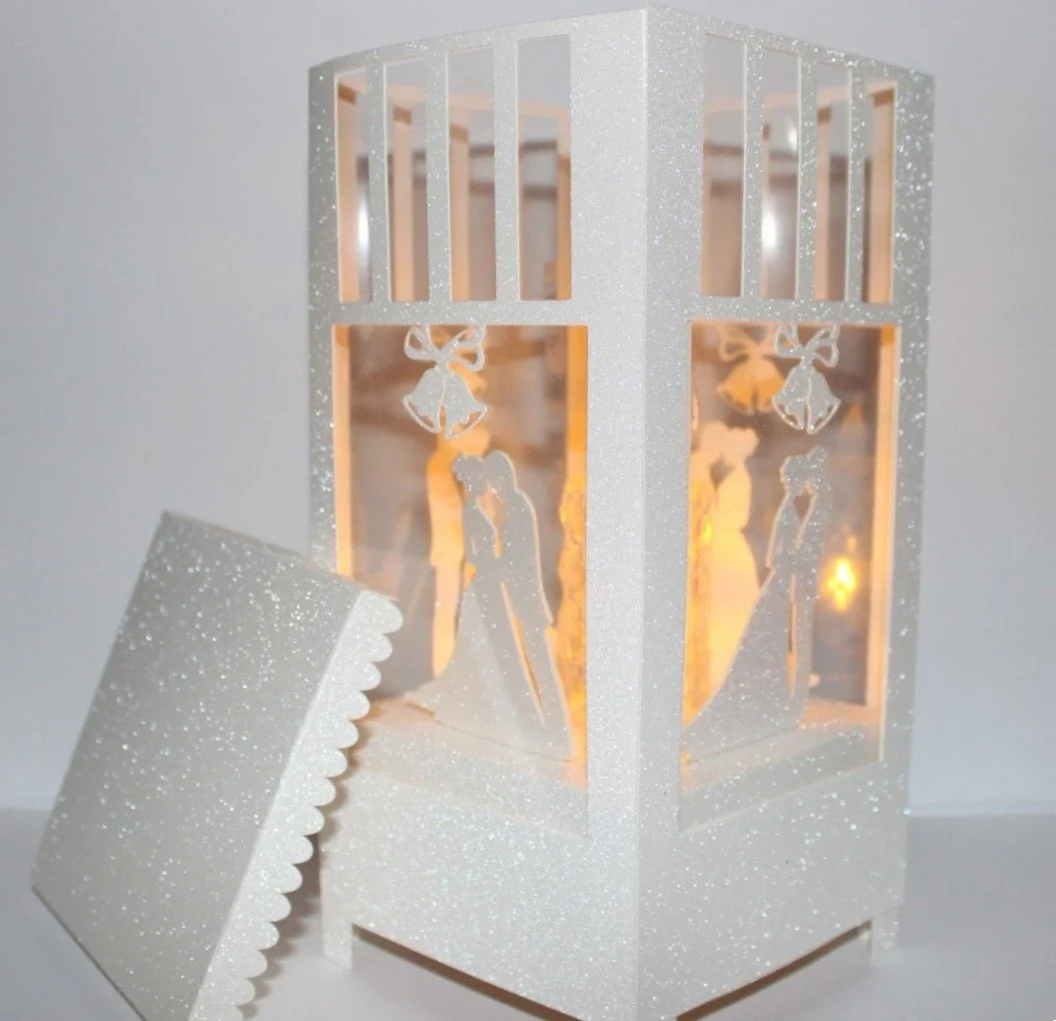 It's unique design will be a cherished part of your special event. Enjoy the glow of candlelight with this charming piece.
