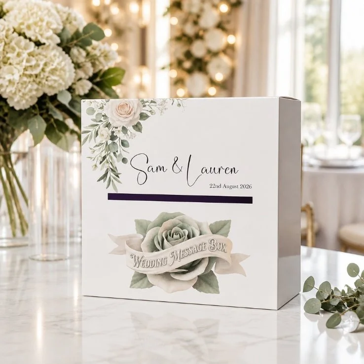 Wedding Message Post-Box With 100 Message Cards. #00829 £15.99