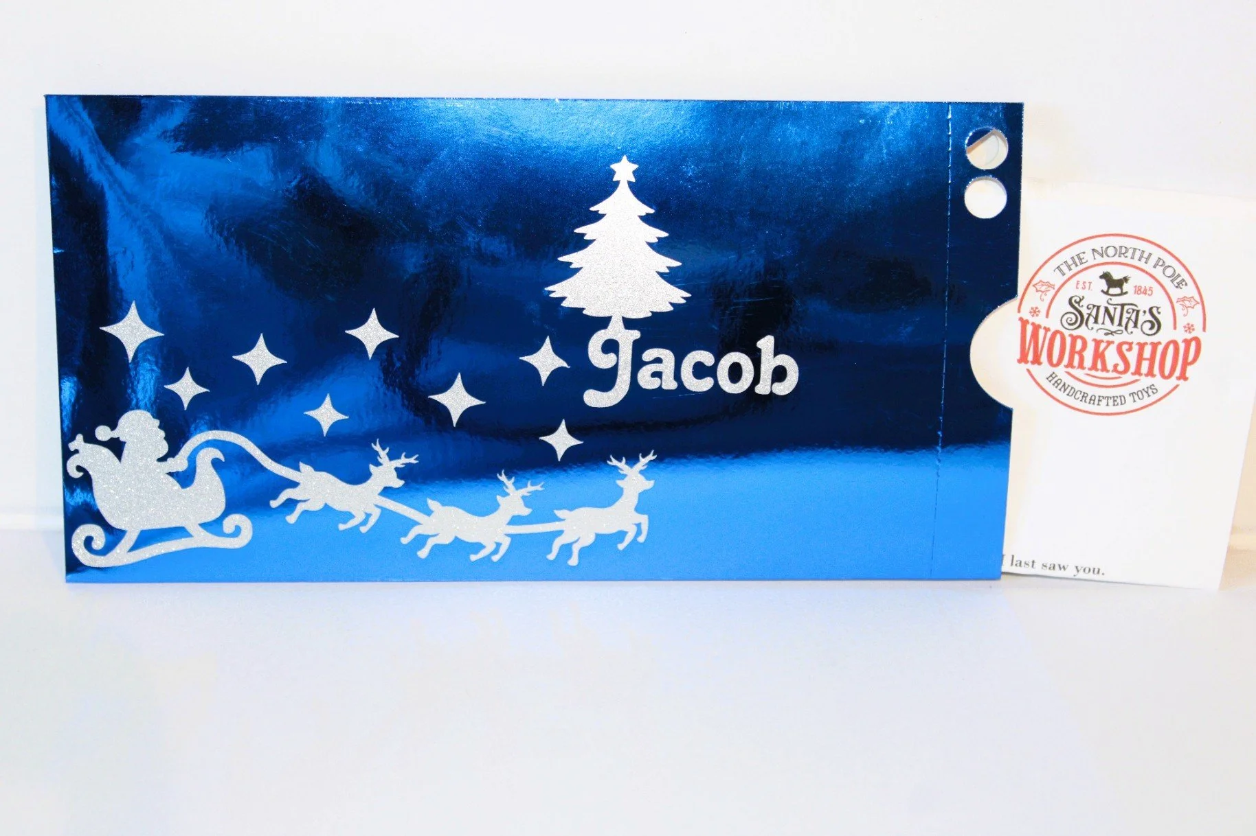 Personalised Santa Letter & Envelope! Personalised Christmas Eve Treat Boxes! #00186