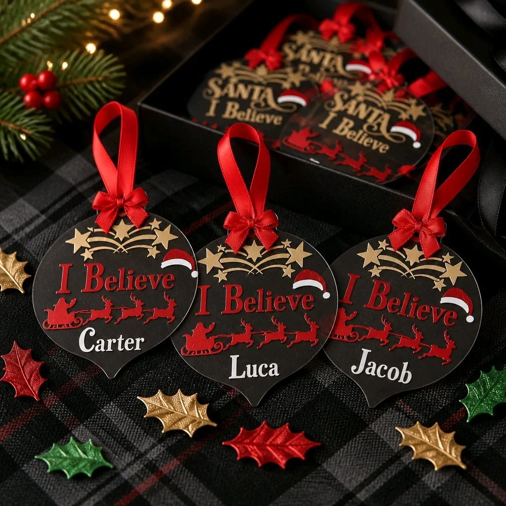 Personalised Acrylic Tree Decorations! #00501