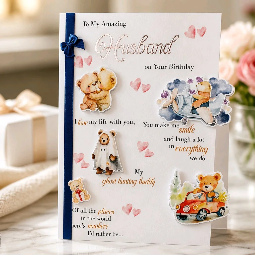 Husband Card! Add your own message inside. #00332