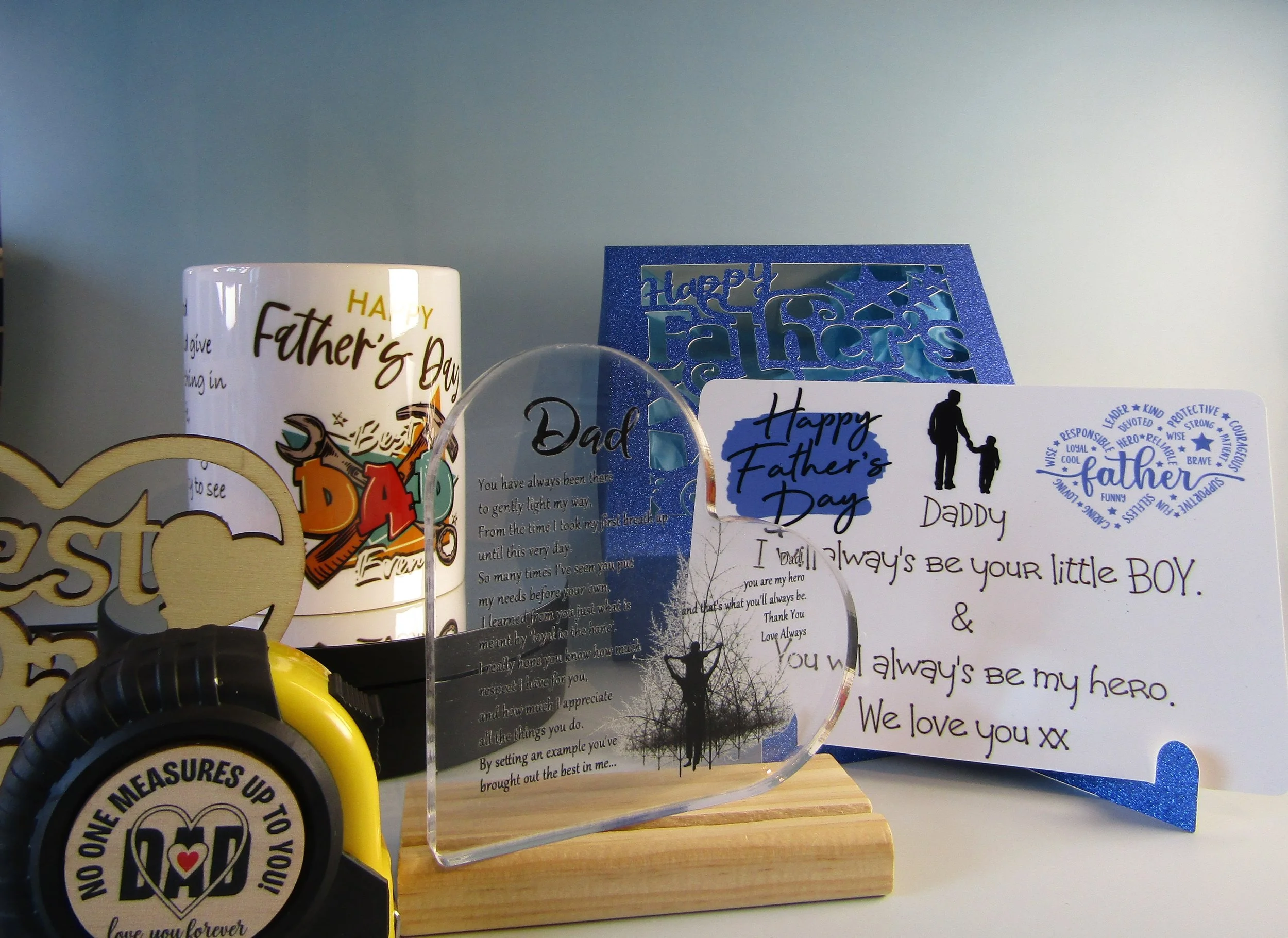 Printed Aluminum Plaque, Mug, Gift Box!
Buy as a set or individually. (Personalised).