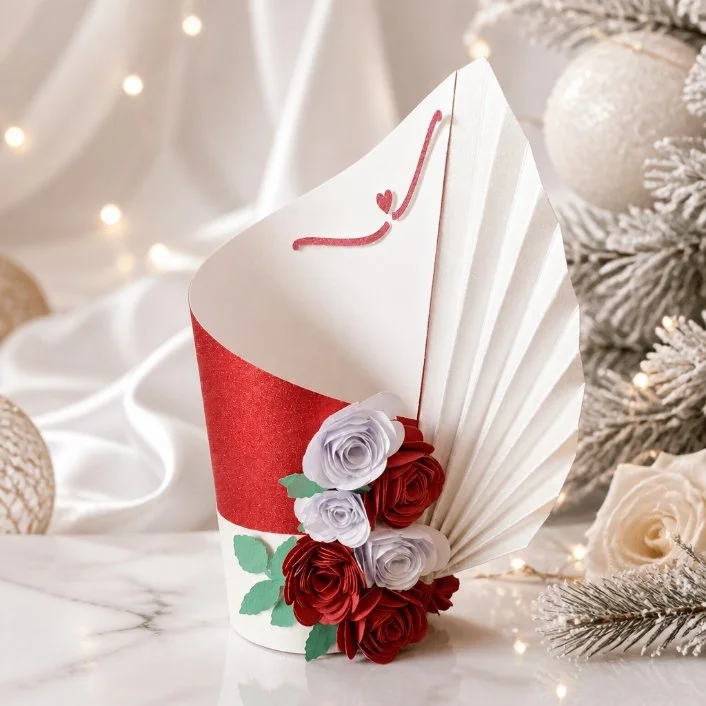 Festive Fan Vase Gift Box! 00900. £14.99
