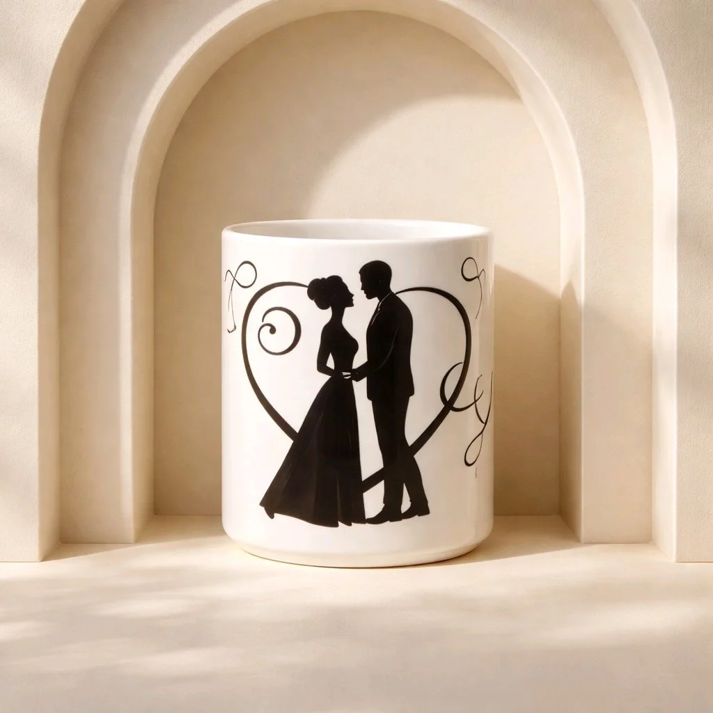 Mugs! Love & Laughter Personalised Mug. (centre) #00285