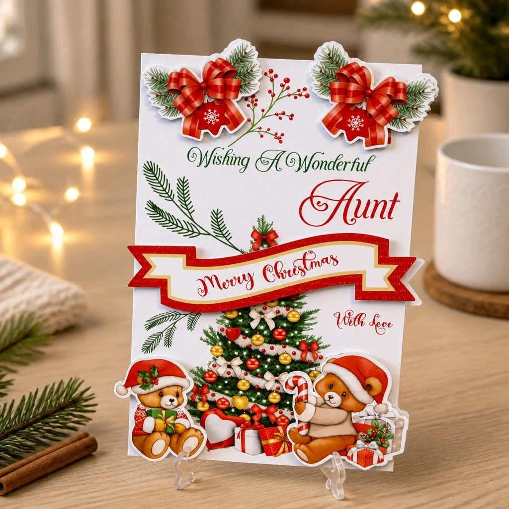Aunt Christmas Card #00376