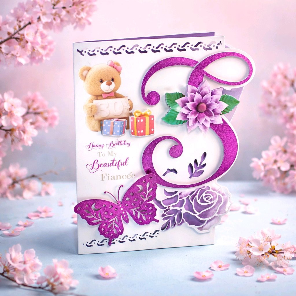 Fiancée Card! Add your own message inside. #00338