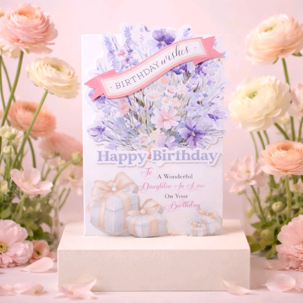 Daughter In Law Card! Add your own message inside. #00334