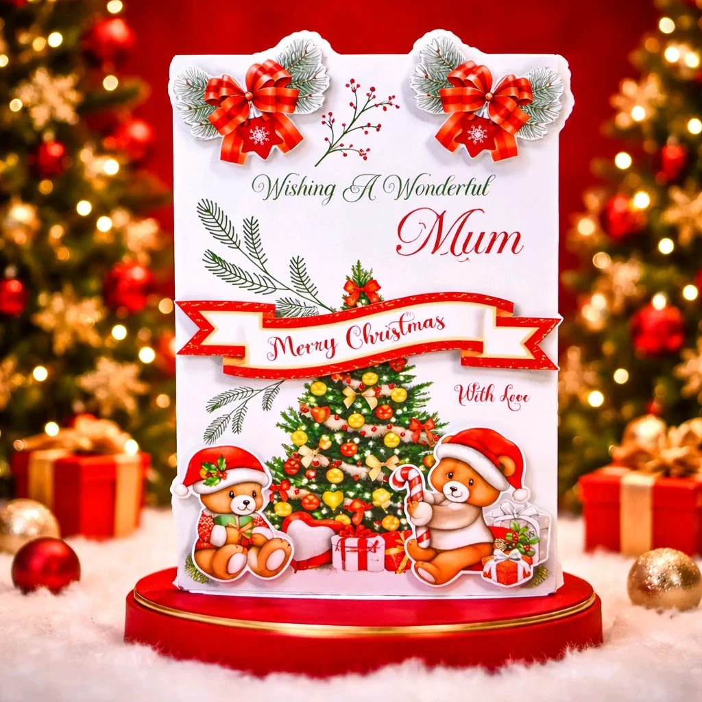 Wishing A Wonderful Mum,  Christmas Card! #00148