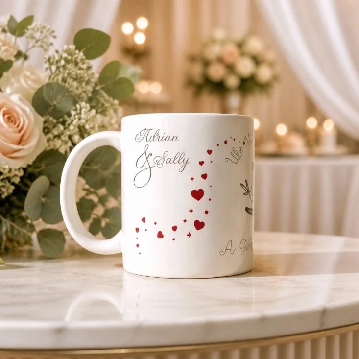 Mugs! We Wish The Perfect Couple (Left). #00813 £9.99