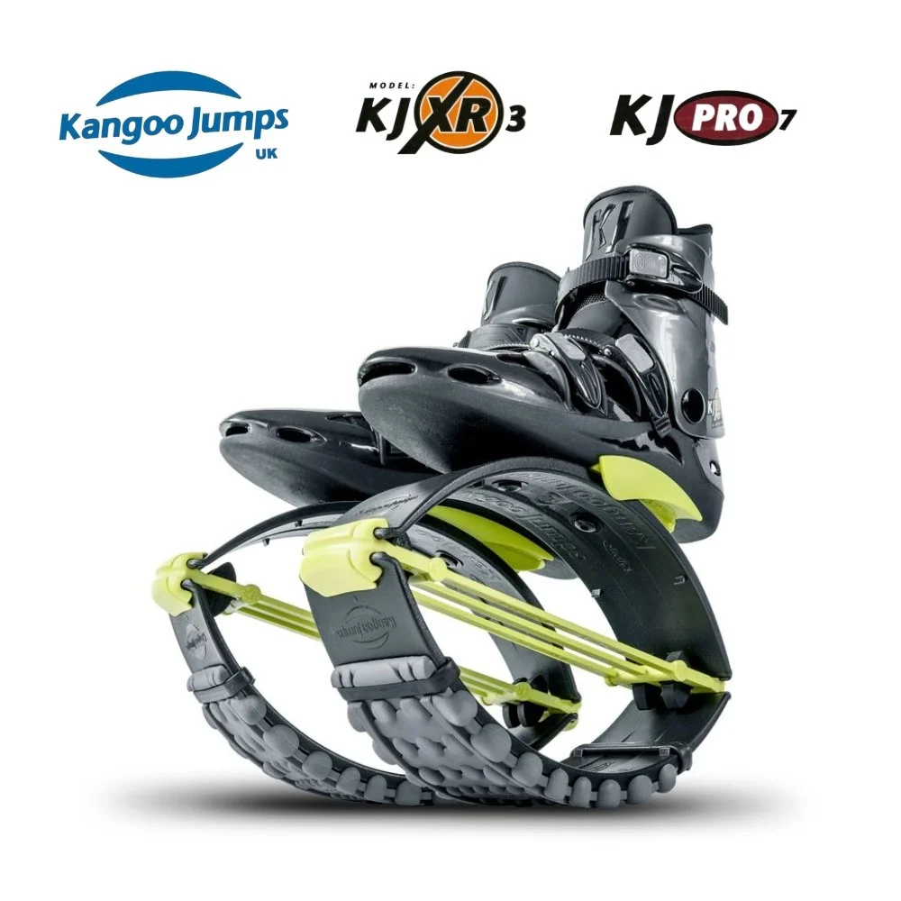 Kangoo Jumps KJ XR3/PRO Black/Yellow Rebound Shoes