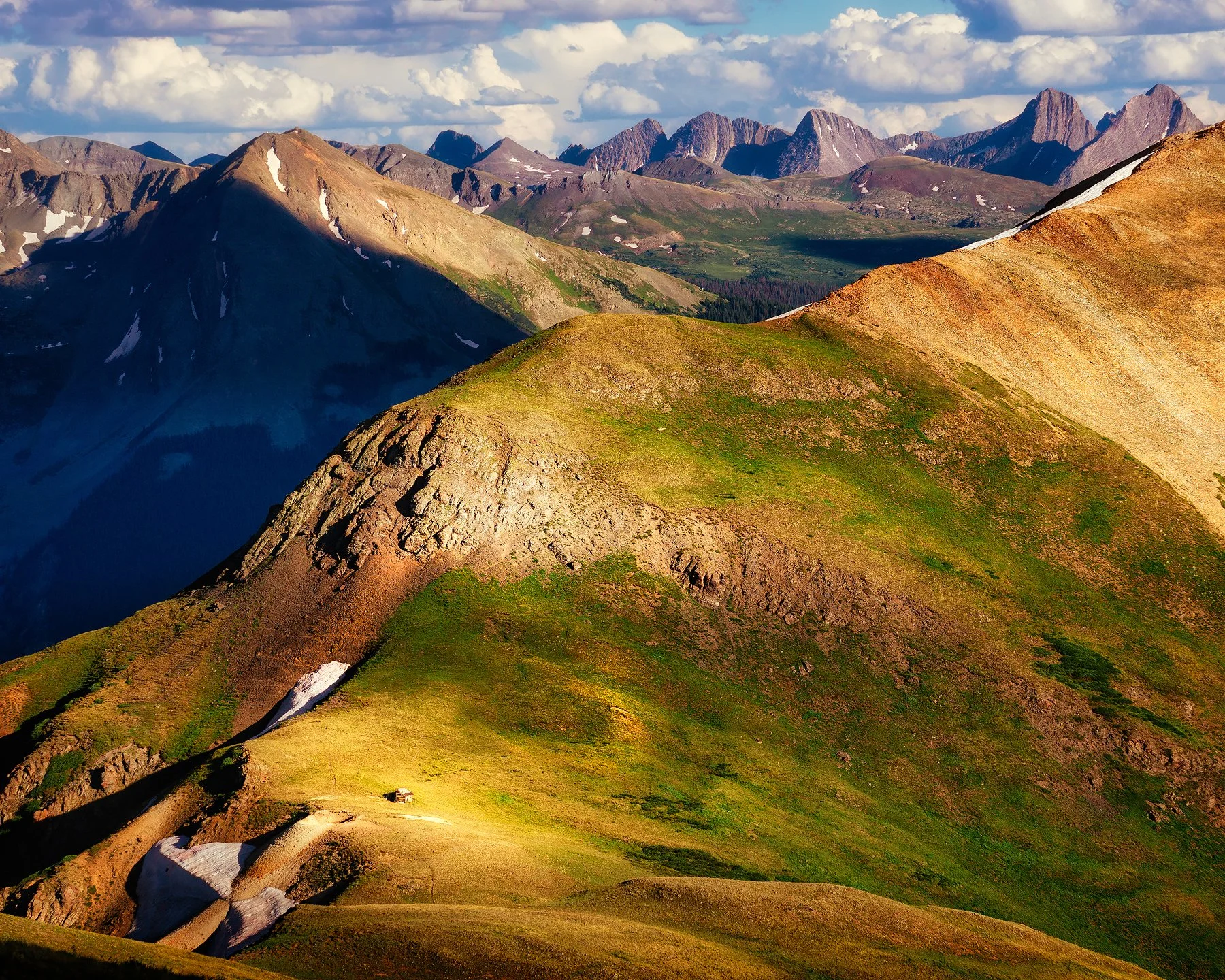 The Grenadiers to the south from the summit of an unnamed 12er